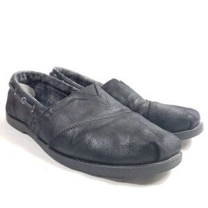Skechers BOBS Womens Size 8.5 Black Memory Foam Slip-On Shoes